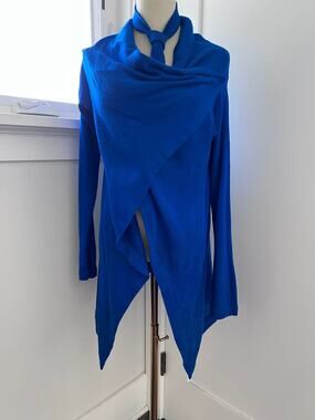 VTG 2010 Vivienne Westwood Anglomania Concordia Drape Wool-Blend Cardigan IT 40